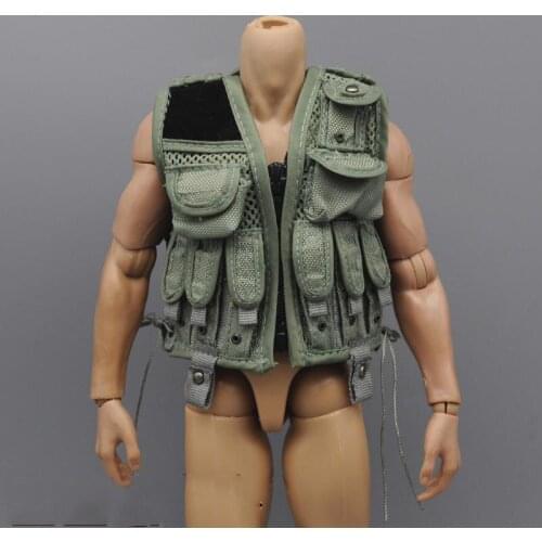 Best Sell 1/6th Army Soldier Special Forces Bulletproof Protective Vest Can Suit For Mostly Doll Figures Collectable