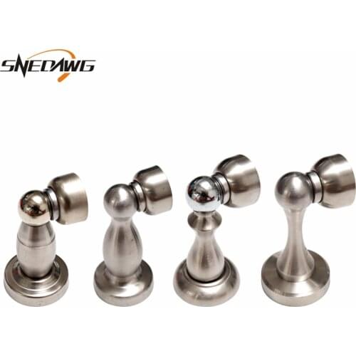 Magnetic Door Stops Protection Door Stopper Holder Stainless Steel Door Stopper for House Room Doorstop