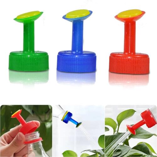 3pcs Plastic Watering Sprinkler Beverage Bottle Watering Sprinkler Water Sprinkler Irrigation Gardening Tool Accessories