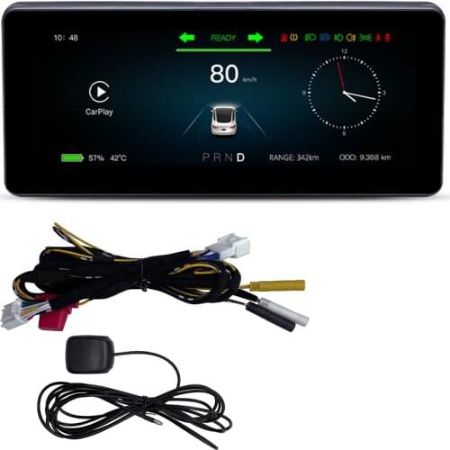 Instrument Panel For Tesla Model 3 /Y Dashboard HUD Heads Up Display Gauge Cluster Performance Digital LCD Best DIY Style