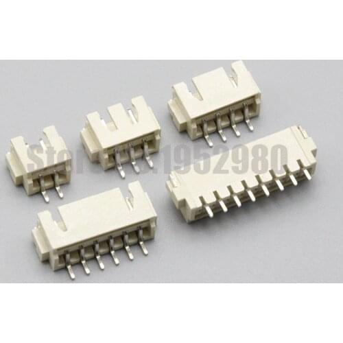 50PCS XH2.54 Connector SMD Horizontal Socket 2.54mm Pitch Pin Header 2/3/4/5/6/7/8/9/10/11/12/13/14P for PCB Soldered Type