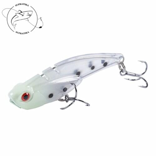 VIB 6pcs/set 19.3g/6.9cm Shiver Swimming Plastic Hard Bait With BKK 8# 3D Eyes Sharp Hook Wobblers Bionic Bait Anti-corrosion