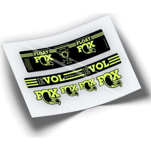 Stickers cushion FOX FLOAT PERFORMANCE SERIES EVOL BTT MTB BIKE VINYL VINYL