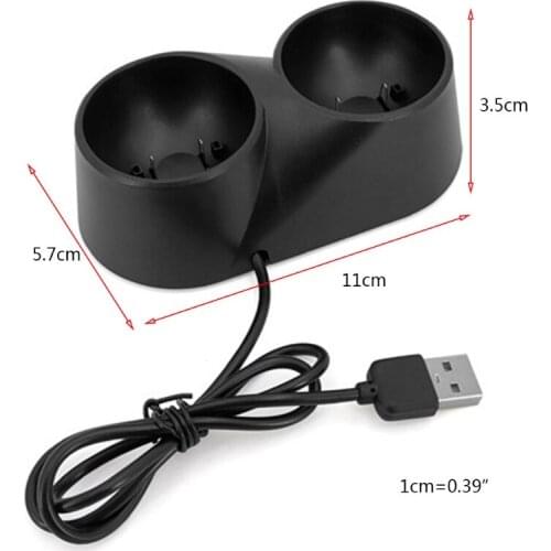 K92F Dual Charger Charging Dock Station Stand Holder Base For S ony PS4 VR Move PSVR PS 4 Controller Accessories