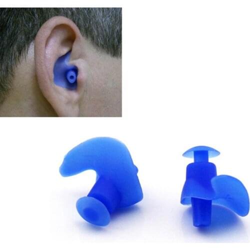 1 Pair Soft Ear Plugs Environmental Silicone Waterproof Dust-Proof Earplugs Diving Water Sports Swimming Accessories
