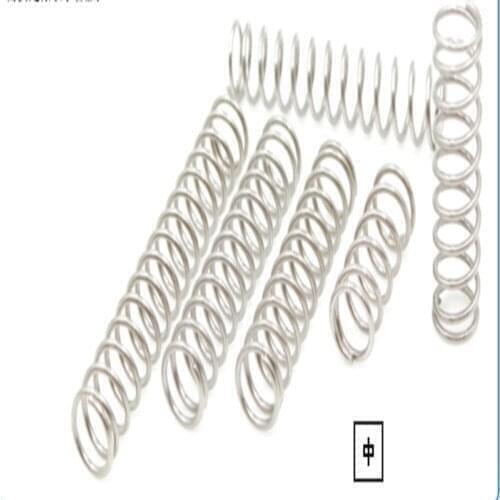 1pcs Stainless Steel 304 spring wire diameter 2mm outer diameter 22mm Compression Pressure Spring