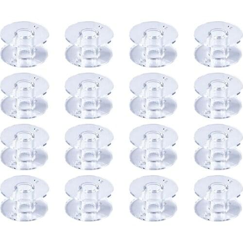 10/30/50pcs Plastic Empty Bobbins Handmade Sewing Machine Bobbins for Home Sewing Machine Bobbins Spools DIY Sewing Accessories