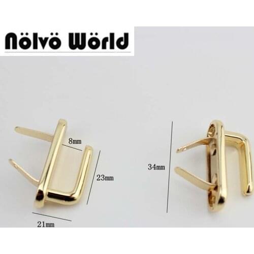 10pcs 34X21mm Gold Silver Color Hanger hook for purse bags straps belt connect metal,high quality alloy belts hook hanger