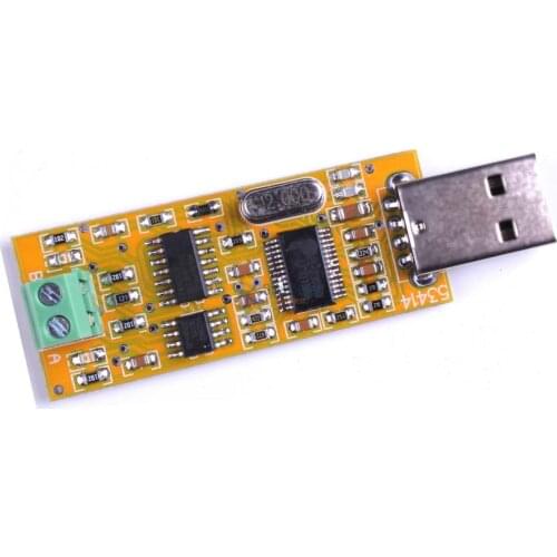 10PCS Mini USB 2.0 to Serial Port RS-485 RS485 Converter Adapter PCB Board, Support Win7 Win8
