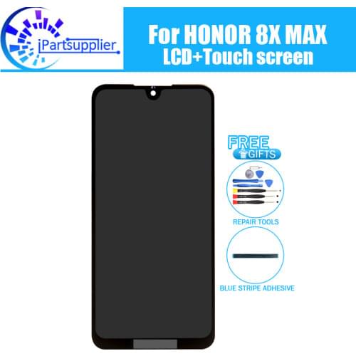 7.12 inch for Honor 8X MAX LCD Display+Touch Screen 100% Original Tested LCD Digitizer Glass Panel Replacement For Honor 8X MAX