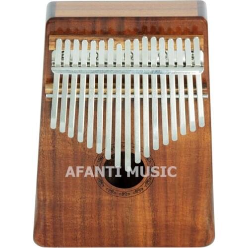 Afanti Music 17 Keys Kalimba Mbira Thumb Piano Acacia wood Traditional African Music Instruments 17 tone (THP-131)