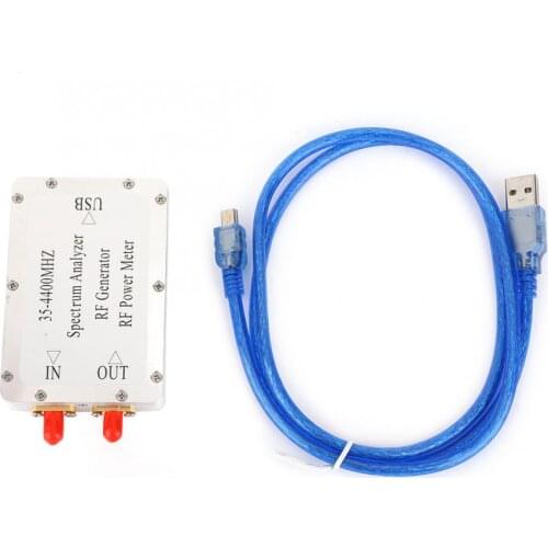 35-4400MHz Spectrum Analyzer Aluminum Alloy Shell Sweep Signal Source Power Meter