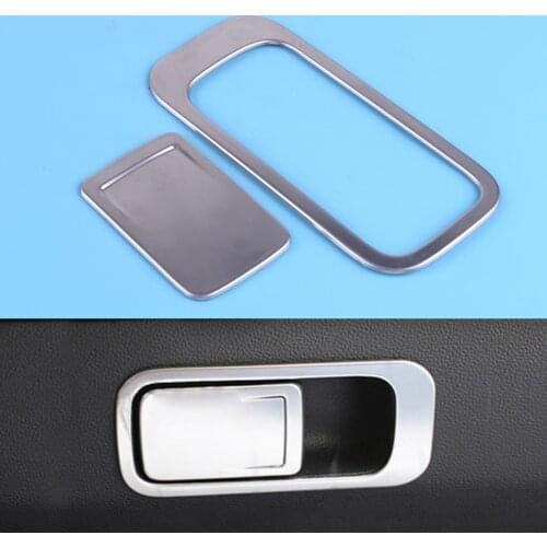 DWCX Chrome CCar Glove Box Handle Cover Trim Sticker Stainless fit for VW Tiguan MK2 20162017 2018 2019