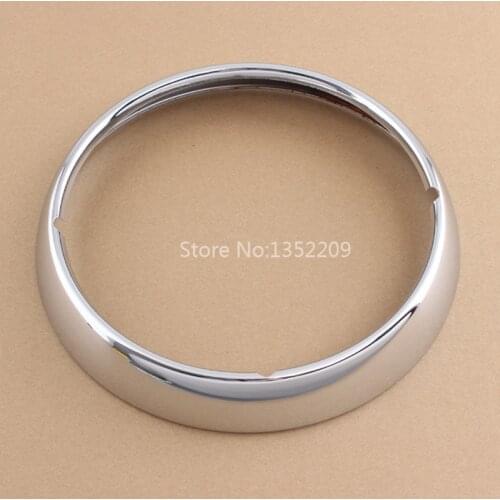 Motorcycle Chrome 7" Headlight lamp Trim Ring For Harley Davidson Touring Road King Electra Glide Street Glide FLHT FLHTC FLHX