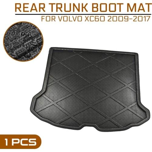 Car Rear Trunk Boot Mat Waterproof Floor Mats Carpet Anti Mud Tray Cargo Liner For Volvo XC60 2009-2017