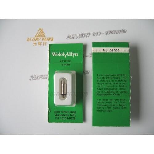Welch Allyn HPX060 06000 2.5V HAL HPX LAMP,60713,60803,60804 fiber optic laryngoscope handle,WelchAllyn 06000-U halogen lamp