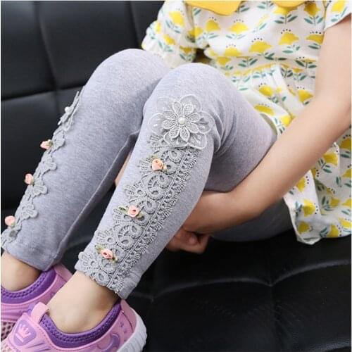 Baby Girl Pants Newborn Leggings Kids Korean Princess Cute Baby Girl Pantyhose for 1 2 Years Old Baby Clothes OKL194003