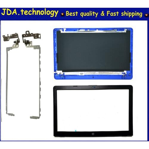 MEIARROW New for HP 15-BS 15T-BS 15-BW 15Z-BW 250 G6 255 G6 Back cover& Front bezel & Hinges,Blue