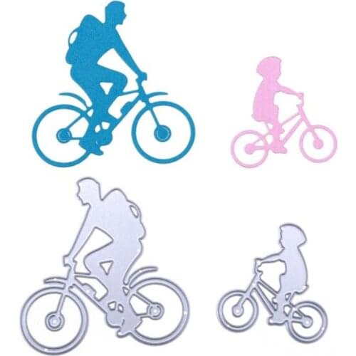 YINISE Metal Cutting Dies Scrapbooking Stencils Riding DIY Paper Album Cards Decoration Embossing Folder Die Cut Cuts Template