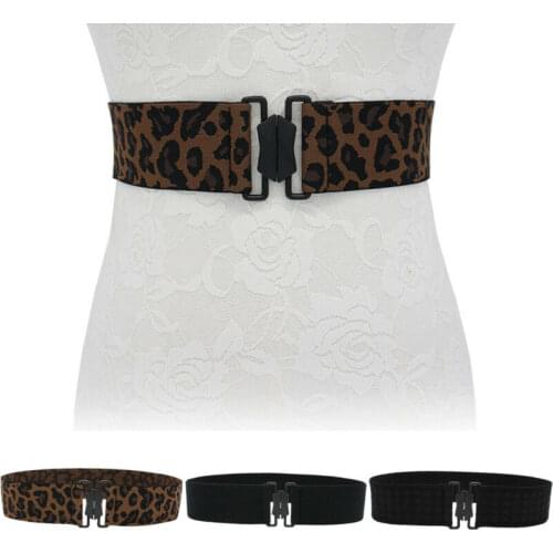 Fashion Womens Belt Elastic Stretch Cinch Waistband Lady Cummerband Plus Size Girls Waistband Waist Seal Wide Belt Women