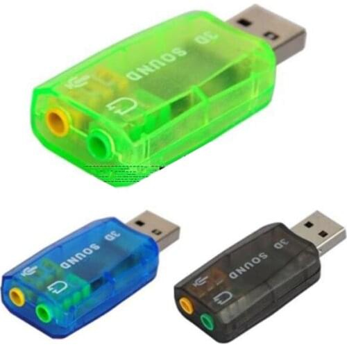CM108 Chipset /USB2.0 3D Sound Card / Virtual 5.1 Channel / Sound Track / Free Drive Sound Card