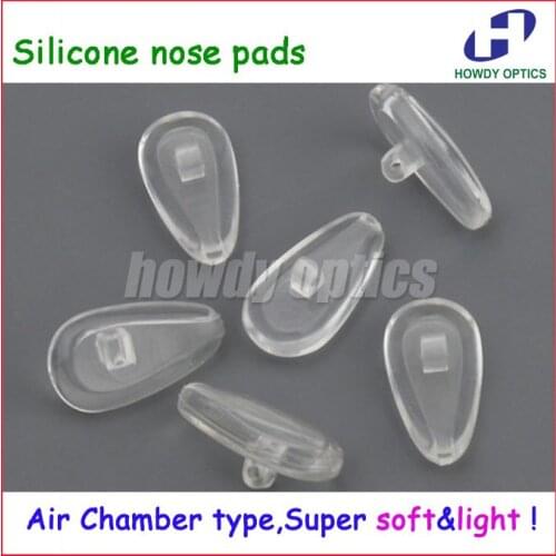 Wholesale High Quality Eyeglasses Silicone Air nose pads Super Light & Soft Free Shipping