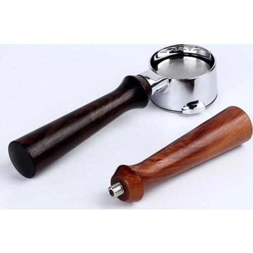 M10 Portafilter Coffee Handle Espresso Solid Wood Modified Handle Cafe Machine Solid Wooden Handle Coffee Accessories