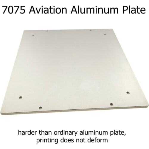 Voron2 / BLV MGN Cube Aluminum CNC Build Plate and Silicone Heater Pad 3d printer parts Heatbed 7075 Aviation Aluminum Plate