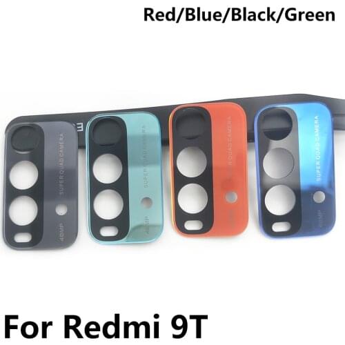100Pcs/Lot,New Camera Glass For Xiaomi Redmi 9T Rear Back Camera glass Lens With Adhesive Sticker