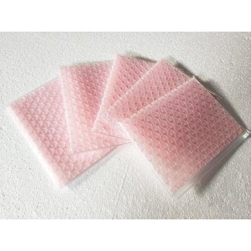 5pcs 16*21cm Light pink Zipper Poly bubble Mailer envelopes Multifunctional Mailer for gift package padded Mailing Bag