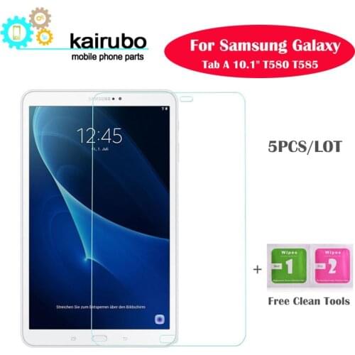 9H Tempered Glass for Samsung galaxy Tab a 10.1 Screen Protector for Samsung Galaxy Tab A 10.1" T580 T585 Tablet Protective Film