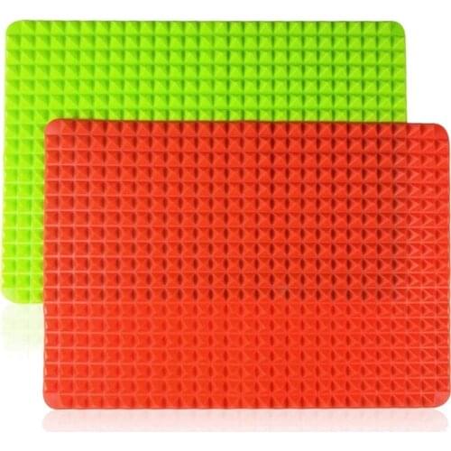 Big deal 2Pcs Silicone Baking Mats Baking Cooking Mat Non-Slip Reusable Bakeware Pan Non Stick Silicone Cooking Mat