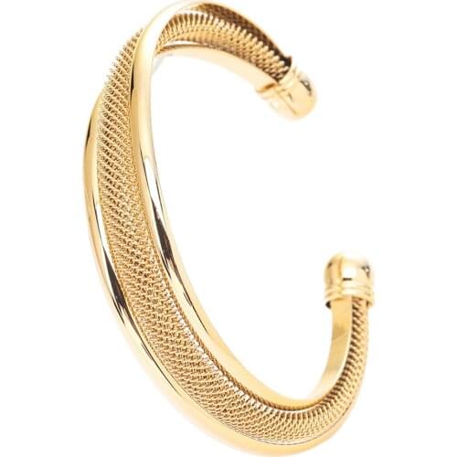 24K Gold Color Bangle For Women Girls Men Dubai African USA Fashion Bridal Wedding Bangle