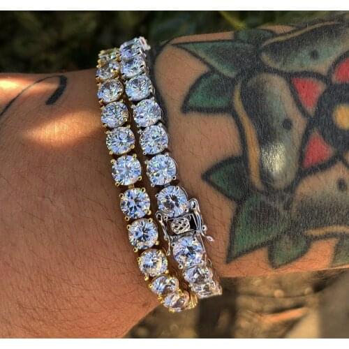 Gold Silver Color Shining Rhinestone Bracelets for Women Hip Hop 2020 Fashion Jewelry Hand Chain Female Girl Bracelet Simple New