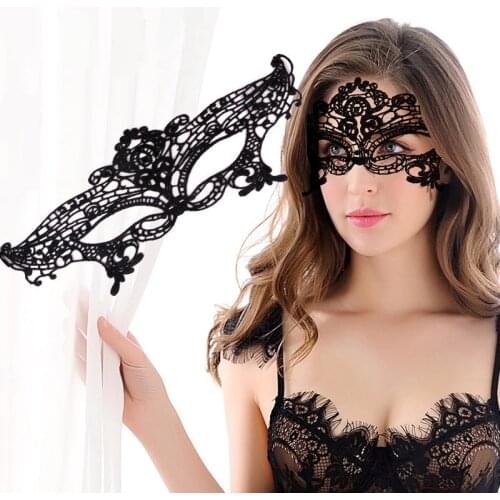 Black white color Exotic lingerie masks wedding Sexy Lace Eye Mask Masquerade Ball Event Party Exotic mask