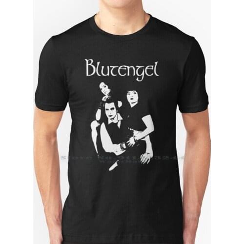 Blutengel T Shirt 100% Pure Cotton Blutengel Gothic Sexy Fetish Goth Darkness Vampire Darkwave Creative Trending Vintage Cool