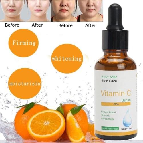 Hyaluronic Acid Anti Aging 30 mL Hyaluronic Acid Vitamin C + Serum Skin Brightening Moisturizng Anti Wrinkles for Face Skin