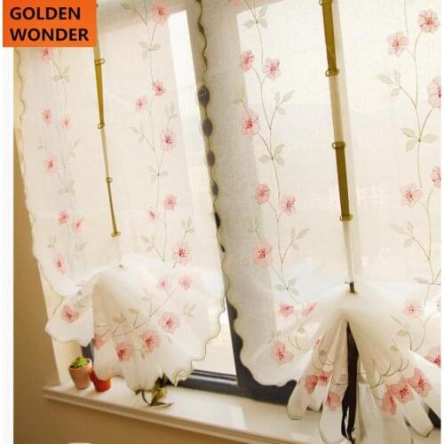 GOLDEN WONDER Roman Blinds On The Windows