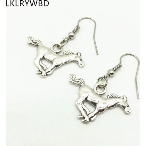 Hipster Creative Animal Horse Earrings Handmade Earrings Individual Jewelry Earrings Essential Earrings