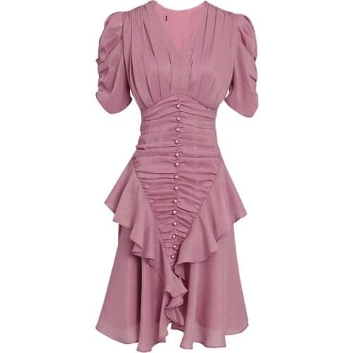 Summer outfit 2020 new dress sexy socialite restore ancient ways to receive waist skirt temperament show thin in women clothing