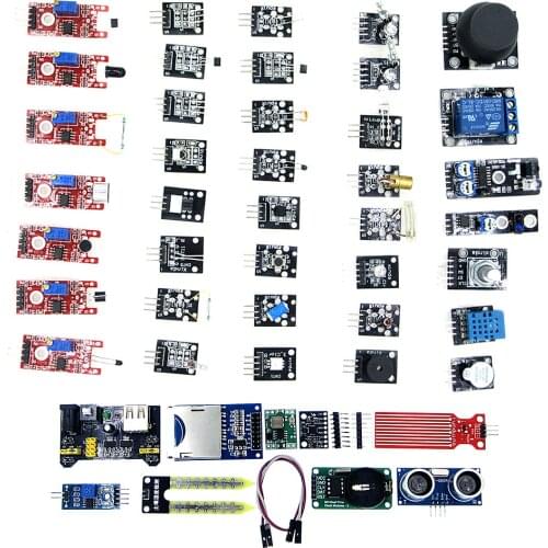 Hot 45 in 1 Sensors Modules Starter Kit 37 IN 1 SENSOR KITS HIGH-QUALITY (Works with Official Boards)100%new