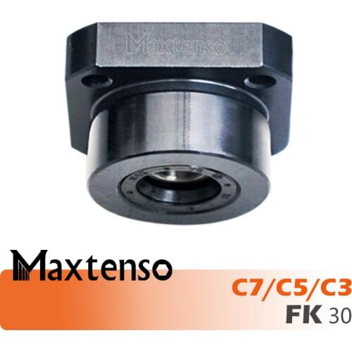 MAXTENSO Professional Support Unit FK30 fixed-side C3 C5 C7 for ballscrew TBI sfu 1204 Premium CNC Parts High Accuracy