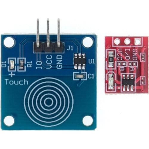 5Pcs TTP223 Touch Key Switch Module Touching Button Self-Locking/No-Locking Capacitive Switches Single Channel Reconstruction