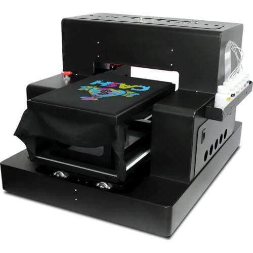 Multicolor A3+ Size DTG Digital Garment Printer Print Dark Light Color Flatbed Printer for T Shirt Clothes