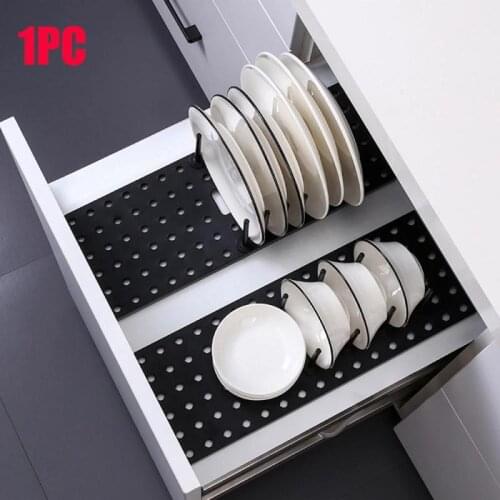 New 1pc Nonslip Pan Lid Rack Disk Drainer Rack Holder Plate Bowl Drying Rack Pot Cover Kitchen Pot Lid Holder Storage Organizer