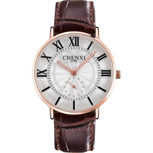 New arrival CHENXI watches 2018 brand luxury fashion Leather Roman lover Quartz watch Amazing Brand cater watch women and man