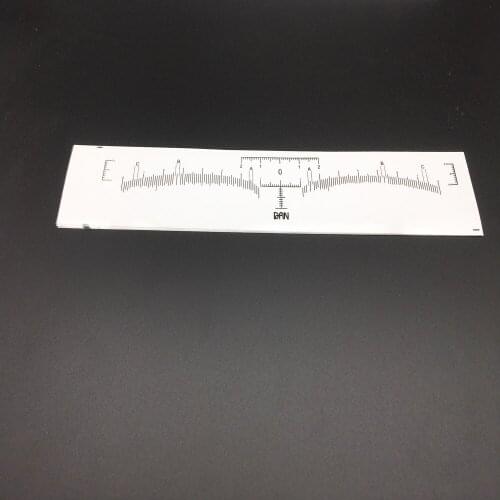 Disposable Accurate Permanent Makeup Eyebrow Shaping Tools Eyebrow Measurement Ruler Sticker For tattoo