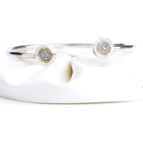 925 Sterling Silver Bracelet With Diamond Lovers Bracelet Gift For Girlfriend