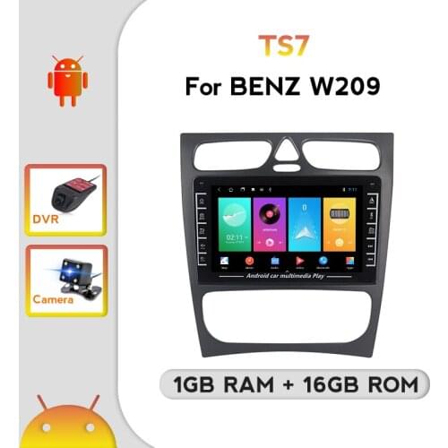 YELLOBERRY Android system 1280*720 IPS screen for Mercedes-Benz CLK W209 W203 W463 W208 GPS Car Multimedia Player DVR FM DSP GPS