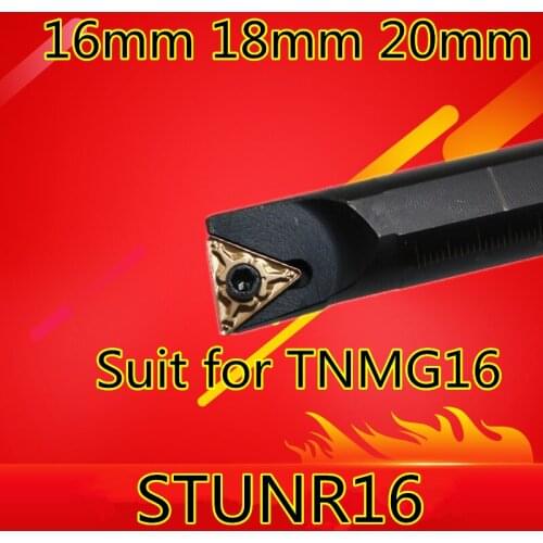1PCS S16Q-STUNR16 S18Q-STUNR16 S20R-STUNR16 S25S-STUNR16 STUNR/L STUNL CNC Turning Lathe tools suit for TNMG16